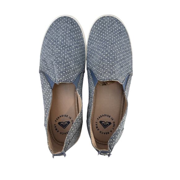 Roxy Women's Rincon Slip On, Walking, Blue Dot, 9 US M - Picture 1 of 8